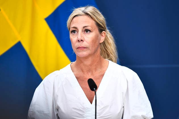 STOCKHOLM, SVERIGE 20260629 Linda Lindberg (SD) under en pressträff där de presenterar regeringens nästa steg för att stärka rättssäkerheten inom socialtjänsten. STOCKHOLM SVERIGE x12060x *** STOCKHOLM, SWEDEN 20260629 Linda Lindberg of the Sweden Democrats (SD) during a press conference where they presented the government’s next steps to strengthen legal certainty within social services STOCKHOLM, SWEDEN x12060x  Copyright: xLarsxSchröder TTx PRESSTRÄFF RÄTTSÄKERHET INOM SOCIALTJÄNSTEN jKB6I6hG-vo