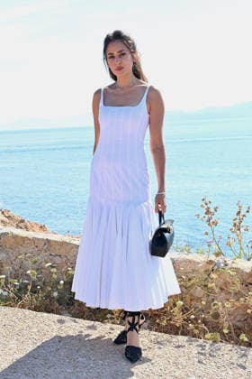 Le Bonheur By Jacquemus Photocall FC Lamia Lagha attends the Le Bonheur By Jacquemus photocall at Phare de la Pietra, Corsica on June 29, 2026 in L Ile-Rousse, France.. Photo by Franck Castel ABACAPRESS.COM Corsica France  Copyright: xCastelxFranck ABACAx