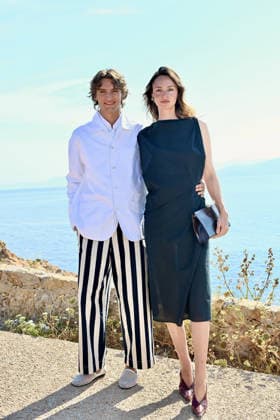 Le Bonheur By Jacquemus Photocall FC Vassili Schneider and Magdalena Kulicka attends the Le Bonheur By Jacquemus photocall at Phare de la Pietra, Corsica on June 29, 2026 in L Ile-Rousse, France.. Photo by Franck Castel ABACAPRESS.COM Corsica France  Copyright: xCastelxFranck ABACAx