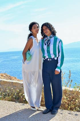 Le Bonheur By Jacquemus Photocall FC Tina Kunakey and Zakari Kunakey attends the Le Bonheur By Jacquemus photocall at Phare de la Pietra, Corsica on June 29, 2026 in L Ile-Rousse, France.. Photo by Franck Castel ABACAPRESS.COM Corsica France  Copyright: xCastelxFranck ABACAx