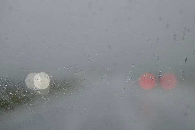 Severe thunderstorms and torrential rain disrupted traffic in South Bohemia on June 29, 2026. A photo taken on the D3 highway from Ceske Budejovice to Kaplice. (CTKxPhoto VaclavxPancer) CTKPhotoP2026062906327  CTKPhotoP2026062906327