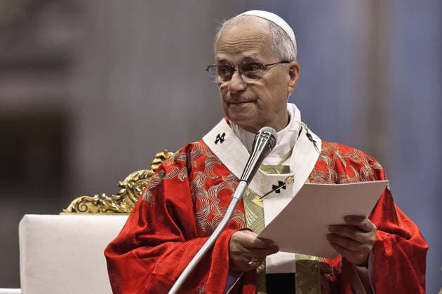 June 29, 2029. Vatican City - POPE LEO XIV .during the Celebration of Saints Peter and Paul with the blessing and imposition of the palliums in St. peter s Basilica at the Vatican- EvandroInetti_via ZUMA Wire Vatican City State  - ZUMAi15_ 20260629_zaf_i15_024 Copyright: xEvandroxInettix