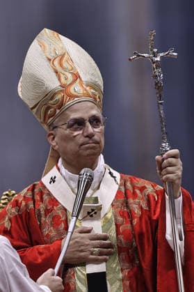 June 29, 2029. Vatican City - POPE LEO XIV .during the Celebration of Saints Peter and Paul with the blessing and imposition of the palliums in St. peter s Basilica at the Vatican- EvandroInetti_via ZUMA Wire Vatican City State - ZUMAi15_ 20260629_zaf_i15_014 Copyright: xEvandroxInettix