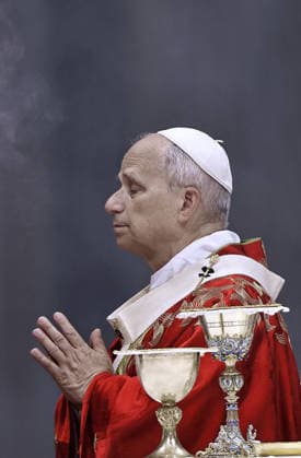 June 29, 2029. Vatican City - POPE LEO XIV .during the Celebration of Saints Peter and Paul with the blessing and imposition of the palliums in St. peter s Basilica at the Vatican- EvandroInetti_via ZUMA Wire Vatican City State - ZUMAi15_ 20260629_zaf_i15_048 Copyright: xEvandroxInettix