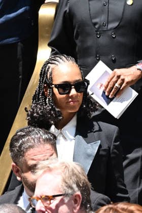 Mourners depart the funeral of legendary music executive Clive Davis, who died last week aged 94, at Central Synagogue in New York City Featuring: Alicia Keys, Swizz Beatz Where: New York City, New York, United States When: 29 Jun 2026 Credit: Elder Ordonez INSTARimages EDITORIAL USE ONLY. NOT FOR USE BY NEWSPAPERS BASED IN THE UK. Copyright: xx instar55815918