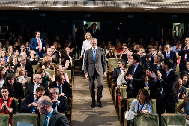 The King Presides Over the COTEC 2026 Foundation’s Annual Event in Madrid King Felipe VI upon his arrival at the COTEC Foundation for Innovation’s annual event, held at the Círculo de Bellas Artes Casa Europa, on June 29, 2026, in Madrid, Spain. This forum brings together business leaders, scientists, academics, and institutional representatives to present the annual report on the state of innovation in Spain and discuss key strategies for the technological and digital transition of the productive sector. JUNE 29, 2026 Carlos Lujá Madrid, Spain  Copyright: xCarlosxLujanx 7631197