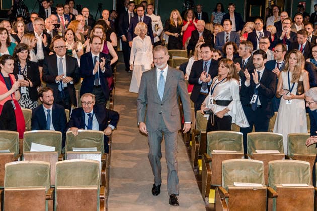 The King Presides Over the COTEC 2026 Foundation’s Annual Event in Madrid King Felipe VI upon his arrival at the COTEC Foundation for Innovation’s annual event, held at the Círculo de Bellas Artes Casa Europa, on June 29, 2026, in Madrid, Spain. This forum brings together business leaders, scientists, academics, and institutional representatives to present the annual report on the state of innovation in Spain and discuss key strategies for the technological and digital transition of the productive sector. JUNE 29, 2026 Carlos Lujá Madrid, Spain  Copyright: xCarlosxLujanx 7631199