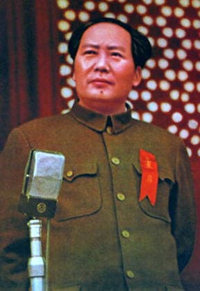 RECORD DATE NOT STATED Chairman Mao proclaiming the establishment of the People s Republic of China 1st October, in Beijing. (1949). Chairman Mao proclaiming the establishment of the People s Republic of China 1st October, in Beijing. (1949). Mao Zedong (1893 - 1976), also known as Chairman Mao, was a Chinese communist revolutionary who became the founding father of the People s Republic of China (PRC), which he ruled as the Chairman of the Communist Party of China from its establishment in 1949 until his death in 1976. Editorial use only. All other uses to be cleared with the copyright owner (World History Archive), in advance., WHA_133_0598.jpg, Chairman Mao; People s Republic of China; 1st October; Beijing; 1949; Mao Zedong; Chinese comm Copyright: xWorldxHistoryxArchivex