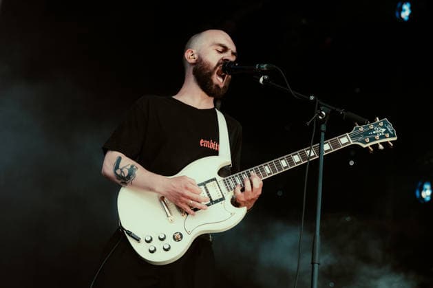 Demersal live at Roskilde Festival 2026 Roskilde, Denmark. 29th, June 2026. The Danish hardcore band Demersal performs a live concert during the Danish music festival Roskilde Festival 2026 in Roskilde. Denmark, Roskilde  Copyright: xGonzalesxPhoto MathiasxKristensenx