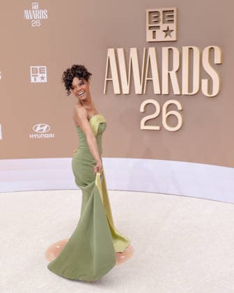 June 28, 2026, Los Angeles, California, USA: NADEGE AUGUST attends the 2026 BET Awards: Red Carpet. Los Angeles USA  - ZUMAb173 20260628_aap_b173_289 Copyright: xBillyxBennightx