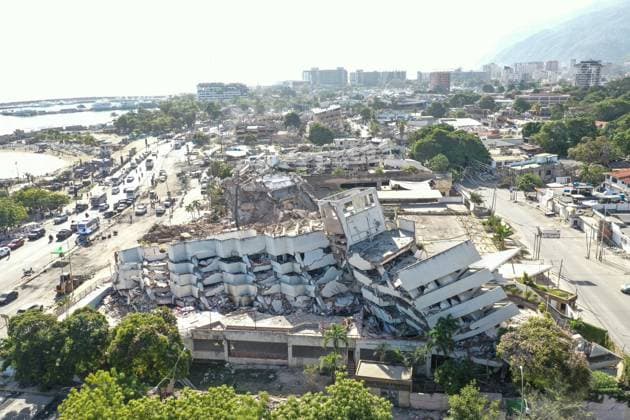 Aerial views of the destruction in Venezuela s La Guaira hit by earthquakes LA GUAIRA, VENEZUELA - JUNE 29: An aerial view of the devastation in Caravellada and Cariba, two of the most popular beachfront neighborhoods for vacationers in La Guaira, the Venezuelan city hardest hit by the earthquakes, on June 29, 2026. Hasret Cem Tekkesinoglu Anadolu La Guaira Venezuela. Editorial use only. Please get in touch for any other usage.  Copyright: x2026xAnadoluxHasretxCemxTekkesinoglux