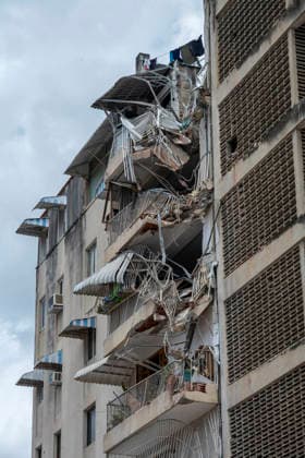 June 29, 2026, Caracas, Miranda, Venezuela: A high-rise building with heavy damage from the earthquake.Two powerful earthquakes struck Venezuela last Wednesday. The death toll in Venezuela has risen to at least 1,450. Caracas Venezuela - ZUMAv125 20260629_zip_v125_002 Copyright: xJimmyxVillaltax