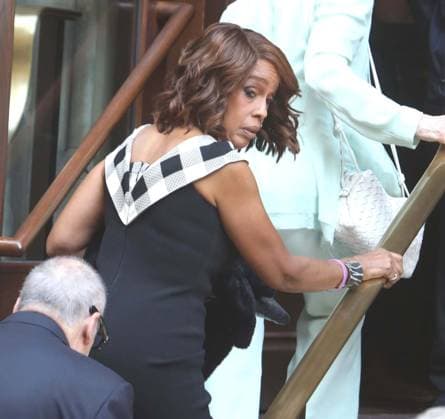 June 29, 2026, New York, New York, USA: GAYLE KING seen at music mogul Clive Davis s Funeral held at Central Synagogue in midtown Manhattan. New York USA - ZUMAk03_ 20260629_zaf_k03_018 Copyright: xNancyxKaszermanx