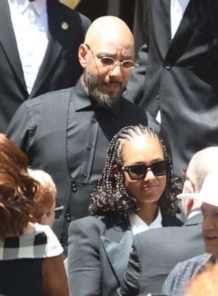 June 29, 2026, New York, New York, USA: Singer ALICIA KEYS and her husband hip hop artist SWIZZ BEATZ seen at music mogul Clive Davis s Funeral held at Central Synagogue in midtown Manhattan. New York USA - ZUMAk03_ 20260629_zaf_k03_169 Copyright: xNancyxKaszermanx