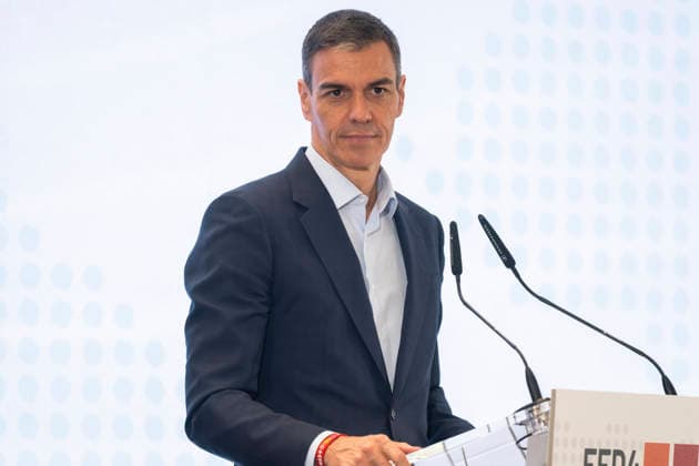 June 29, 2026, Madrid, Spain: Prime Minister, Pedro Sanchez speaks during the official opening of the new UN World Tourism Organisation headquarters at the Madrid Conference Centre. Madrid Spain  - ZUMAs197 20260629_aaa_s197_110 Copyright: xAtilanoxGarciax