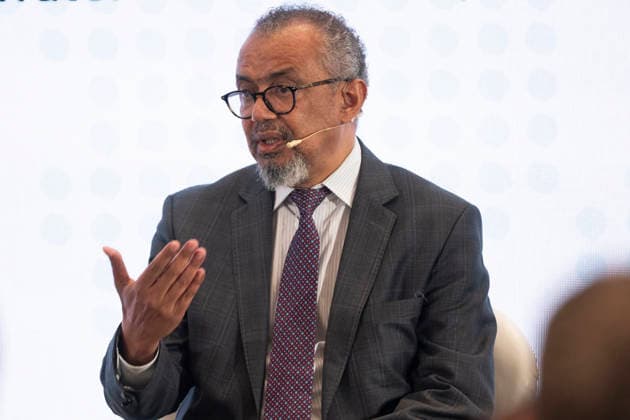 June 29, 2026, Madrid, Spain: The Director-General of the World Health Organisation (WHO), Tedros Adhanom Ghebreyesus attends the official opening of the new UN World Tourism Organisation headquarters at the Madrid Conference Centre. Madrid Spain - ZUMAs197 20260629_aaa_s197_125 Copyright: xAtilanoxGarciax