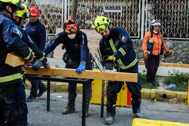 Search and rescue operations continue in earthquake-hit Venezuela LA GUAIRA, VENEZUELA - JUNE 29: More than 1,600 specialists from 30 countries and 12 UN-coordinated rescue teams have arrived following the earthquakes of June 24 in La Guaira, Venezuela, on June 29, 2026. The contingent includes personnel from Switzerland, the United States, Mexico, Colombia, and the European Union, deploying primarily to La Guaira state. Diko Betancourt Anadolu La Guaira Venezuela. Editorial use only. Please get in touch for any other usage.  Copyright: x2026xAnadoluxDikoxBetancourtx