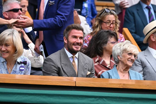 Davis Beckham At Wimbledon Tennis Championships - London David Beckham attends a match at the 2026 Wimbledon Tennis Championships at the All England Lawn Tennis Club (AELTC) in London, UK on June 29, 2026. Photo by Corinne Dubreuil ABACAPRESS.COM London United Kingdom  Copyright: xDubreuilxCorinne ABACAx