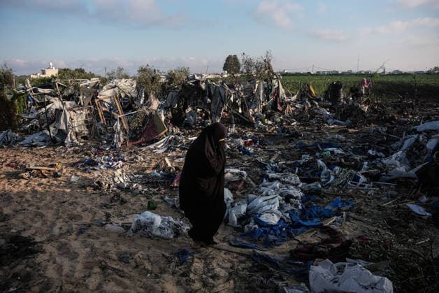 Israeli strike on Khan Yunis despite ceasefire leaves widespread destruction KHAN YUNIS, GAZA STRIP, PALESTINE - JUNE 30: A view of widespread destruction following an Israeli strike on tents sheltering displaced Palestinians in the Al-Mawasi area west of Khan Yunis in the southern Gaza Strip, Palestine on June 30, 2026. Israeli army carried out the attack despite the ceasefire, causing extensive damage in the area. Mahmoud Bassam Anadolu Khan Yunis Gaza. Editorial use only. Please get in touch for any other usage.  Copyright: x2026xAnadoluxMahmoudxBassamx