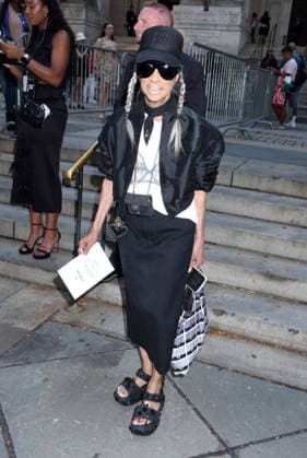 Marc Jacobs Spring 2027 Runway Show Arrivals Stylist Patti Wilson at the Marc Jacobs Spring 2027 runway show at the New York Public Library on June 29, 2026 in New York city. MM Abaca New York City United States  Copyright: xMM ABACAx