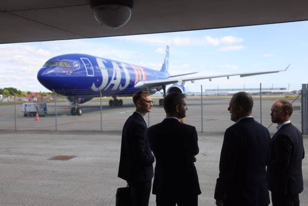 KÖPENHAMN, DANMARK 20260630 Ett SAS-plan pa Copenhagen Airport i samband med att flygbolaget presenterar en nyhet under en pressträff pa tisdagen. KÖPENHAMN DANMARK x10600x *** COPENHAGEN, DENMARK 20260630 An SAS plane at Copenhagen Airport as the airline announces a new development during a press conference on Tuesday COPENHAGEN, DENMARK x10600x  Copyright: xAndreasxHillergren TTx PRESSTRÄFF SAS suH-JgPfdGY