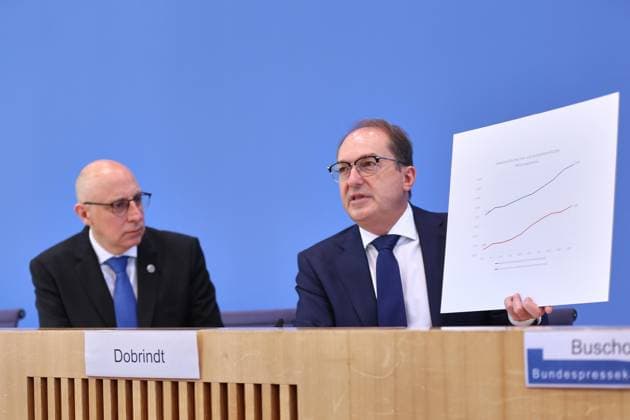 Berlin, Deutschland, 30.06.2026: Bundespressekonferenz: Vorstellung des Verfassungsschutzberichtes 2025: Sinan Selen, Präsident des Bundesamtes für Verfassungsschutz (BfV), und Bundesminister des Innern Alexander Dobrindt (CSU) *** Berlin, Germany, June 30, 2026 Federal Press Conference: Presentation of the 2025 Report on the Protection of the Constitution Sinan Selen, President of the Federal Office for the Protection of the Constitution (BfV), and Federal Minister of the Interior Alexander Dobrindt (CSU) Copyright: xdtsxNachrichtenagenturx dts_125718