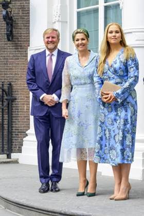 Den Haag, The Netherlands, 2026-06-30 10:39:37 THE HAGUE, 30-06-2026, Kneuterdijk Palace. King Willem Alexander, Queen Maxima, Princess Amalia, and Prime Minister Jetten are attending the extraordinary meeting of the Council of State on the occasion of Thom de Graaf s farewell as Vice-President. Minister Pieter Heerma of the Interior and Kingdom Relations and State Secretary Claudia van Bruggen of Justice and Security are also attending the meeting. The meeting is taking place in the Council of State building at Kneuterdijk Palace in The Hague. PHOTO: NLBeeld Patrick van Emst Credit: NL Beeld Patrick van Emst  Copyright: xx x