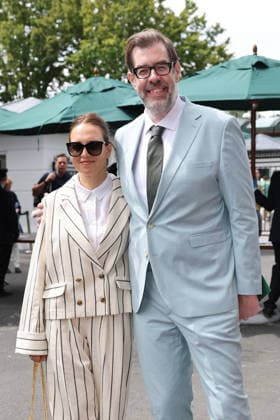 . 30 06 2026. London, United Kingdom. Richard Osman arriving on day two of the Wimbledon Tennis Championships in London .  xStephenxLockx xi-Imagesx IIM-26865-0002