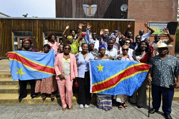 the inauguration of the Place Patrice Lumumba in the Saint-Leonard district, in Liege, Tuesday 30 June 2026. First elected Prime Minister of the DRC Congo Lumumba was shot on 17 January 1961 in separatist Katanga by local soldiers, but in the presence of Belgian officials, just a few months after the independence of the former Belgian Congo.  ERICxLALMAND 179967240