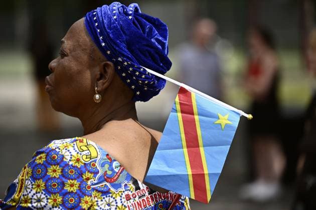 the inauguration of the Place Patrice Lumumba in the Saint-Leonard district, in Liege, Tuesday 30 June 2026. First elected Prime Minister of the DRC Congo Lumumba was shot on 17 January 1961 in separatist Katanga by local soldiers, but in the presence of Belgian officials, just a few months after the independence of the former Belgian Congo.  ERICxLALMAND 179967266