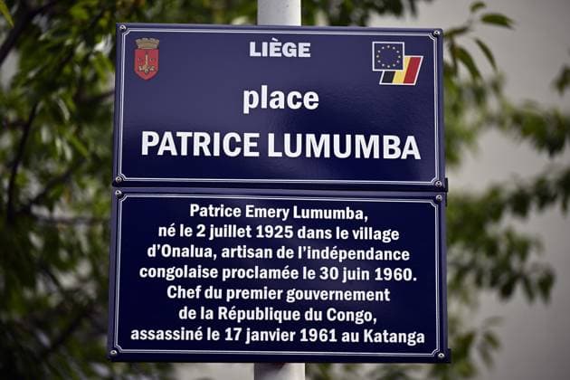 the inauguration of the Place Patrice Lumumba in the Saint-Leonard district, in Liege, Tuesday 30 June 2026. First elected Prime Minister of the DRC Congo Lumumba was shot on 17 January 1961 in separatist Katanga by local soldiers, but in the presence of Belgian officials, just a few months after the independence of the former Belgian Congo.  ERICxLALMAND 179967535