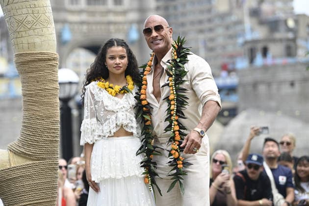 Moana Experience Media Launch at Potters Field Park in London Catherine Laga aia and Dwayne Johnson at the Moana Experience Media Launch at Potters Field Park in London on 30 June 2026, Credit:Justin Ng Avalon UK, London  Copyright: xJustinxNgx xAvalonx 1113541137