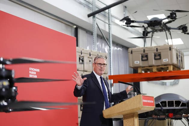 Prime Minister Keir Starmer visits Malloy Aeronautics 30 06 2026. Maidenhead, United Kingdom. Prime Minister Keir Starmer delivers a speech on Defence at Malloy Aeronautics., Credit:Ben Perry B66 Avalon United Kingdom, Berkshire, Maidenhead, Malloy Aeronautics  Copyright: xBenxPerryx xB66x xAvalonx 1113544824