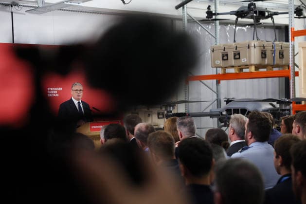 Prime Minister Keir Starmer visits Malloy Aeronautics 30 06 2026. Maidenhead, United Kingdom. Prime Minister Keir Starmer delivers a speech on Defence at Malloy Aeronautics., Credit:Ben Perry B66 Avalon United Kingdom, Berkshire, Maidenhead, Malloy Aeronautics  Copyright: xBenxPerryx xB66x xAvalonx 1113544911