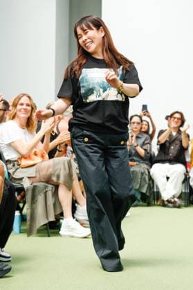 Fashion designer Chitose Abe at the Sacai Men s Ready-to-Wear Spring Summer 2027 fashion show during Paris Fashion Week, France, on June 28, 2026 Bestimage Sacai Menswear Spring Summer 2027 fashion show as part of Paris Fashion Week on June 28, 2026 in Paris, France Paris France  Copyright: xAgencex xBestimagexAgencex xBestimagex