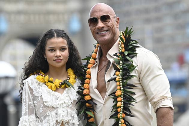 Moana Experience Media Launch at Potters Field Park in London Catherine Laga aia and Dwayne Johnson at the Moana Experience Media Launch at Potters Field Park in London on 30 June 2026, Credit:Justin Ng Avalon UK, London  Copyright: xJustinxNgx xAvalonx 1113542163