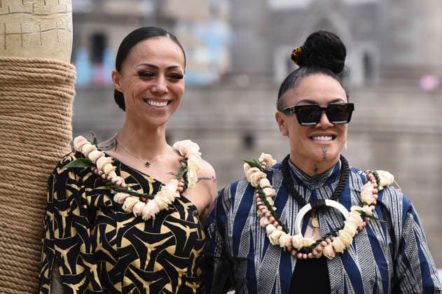 Kayla Fa Amaligi und Tiana Liufau beim Photocall zur Eröffnung der Moana Experience im Potters Fields park. London, 30.06.2026 *** Kayla Fa Amaligi and Tiana Liufau at the photo call for the opening of the Moana Experience at Potters Fields Park in London, June 30, 2026 Foto:xS.xVasx xFuturexImagex moana_6641