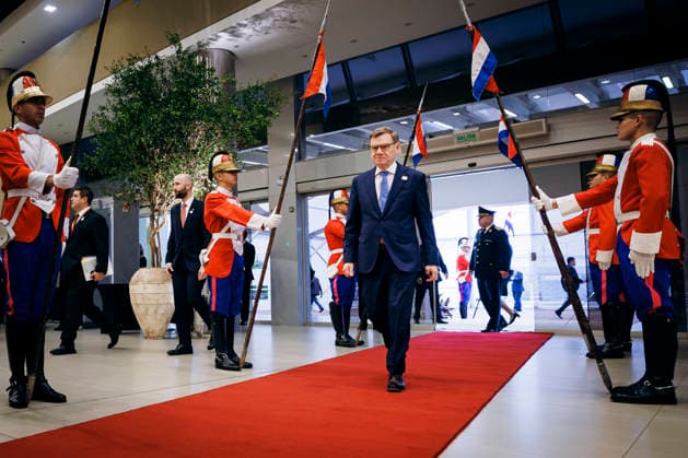 Johann Wadephul (CDU), Bundesaussenminister, aufgenommen im Rahmen der Teilnahme an der Mercosur Konferenz in Asuncion, 30.06.2026. Fotografiert im Auftrag des Auswaertigen Amtes (AA) Asuncion Paraguay *** Johann Wadephul (CDU), Federal Minister of Foreign Affairs, photographed while attending the Mercosur Conference in Asunción on June 30, 2026. Photographed on behalf of the Federal Foreign Office (AA) in Asunción, Paraguay. Copyright: xFelixxZahnx