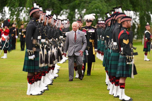 . 30 06 2026. Edinburgh, United Kingdom. King Charles III during the Ceremony of the Keys at the Palace of Holyroodhouse in Edinburgh, Scotland, United Kingdom.  xPoolx xi-Imagesx IIM-26868-0014