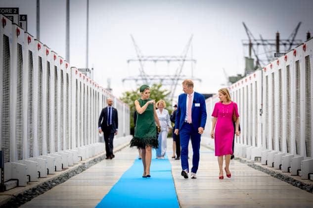 30-06-2026 Lelystad Queen Maxima attended the opening of the battery park at the Maxima power plant of energy company Engie, one of the most modern in Europe, recently converted to run on hydrogen as a supplementary fuel, and supplies electricity to nearly two million households in Lelystad. Â  Copyright: xPPEx