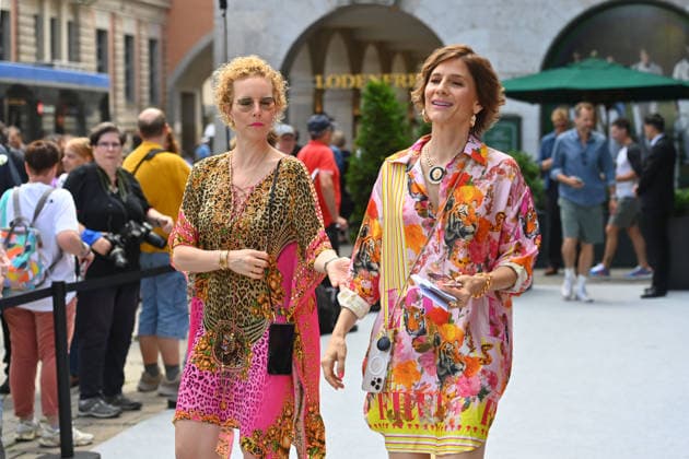 Christina HECKE (Schauspielerin), mit li:Partnerin Stefanie Henn. ZDF Empfang Get Together Orange Hour in H ugo s Bar anlaesslich Filmfest Muenchen am 30.06.2026. *** Christina HECKE, actress, with her partner Stefanie Henn, at the ZDF reception and get-together Orange Hour at Hugo s Bar during the Munich Film Festival on June 30, 2026