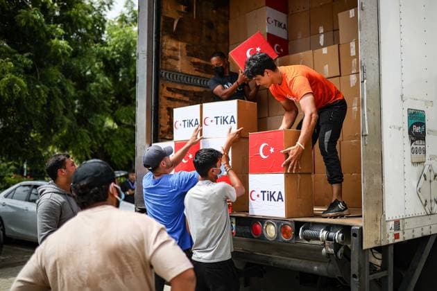 TIKA delivers 1000 relief packages to quake-hit Venezuela LA GUAIRA, VENEZUELA - JUNE 30: The Turkish Cooperation and Coordination Agency (TIKA) delivers approximately 1,000 relief packages of humanitarian aid to Venezuela, which was affected by severe earthquakes, in La Guaira, Venezuela on June 30, 2026. Cem Tekkesinoglu Anadolu La Guaira World. Editorial use only. Please get in touch for any other usage.  Copyright: x2026xAnadoluxCemxTekkesinoglux