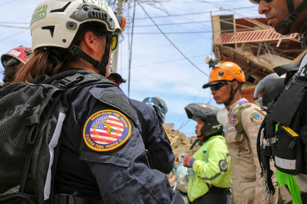 U.S. rescue team are conducting search operations for survivors following two powerful earthquakes, measuring 7.2 and 7.5 on the Richter scale, that struck La Guaira, Venezuela, on June 30, 2026. The twin quakes have left more than 1,700 people dead, hundreds injured, and tens of thousands missing, according to the latest figures released by the Venezuelan government. The high toll is largely attributed to the collapse of numerous buildings with residents trapped inside.  VAN2026063003 U.S.xDepartmentxofxState