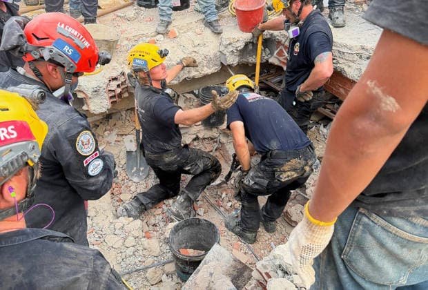U.S. rescue team are conducting search operations for survivors following two powerful earthquakes, measuring 7.2 and 7.5 on the Richter scale, that struck La Guaira, Venezuela, on June 30, 2026. The twin quakes have left more than 1,700 people dead, hundreds injured, and tens of thousands missing, according to the latest figures released by the Venezuelan government. The high toll is largely attributed to the collapse of numerous buildings with residents trapped inside.  VAN2026063008 U.S.xDepartmentxofxState