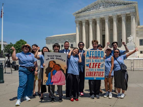 June 30, 2026, Washington, District Of Columbia, USA: CASA members and supporters celebrate the Supreme Court decision reaffirming birthright citizenship. All children born in the United States, regardless of their parents immigration status, are U.S. citizens. This overturns President Trumps unconstitutional executive order, which sought to reinterpret the 14th amendment. Washington USA - ZUMAd155 20260630_znp_d155_013 Copyright: xSuexDorfmanx