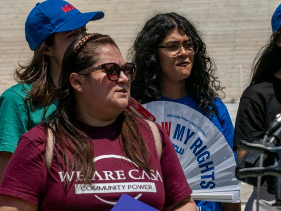 June 30, 2026, Washington, District Of Columbia, USA: CASA members and supporters celebrate the Supreme Court decision reaffirming birthright citizenship. All children born in the United States, regardless of their parents immigration status, are U.S. citizens. This overturns President Trumps unconstitutional executive order, which sought to reinterpret the 14th amendment. Washington USA - ZUMAd155 20260630_znp_d155_014 Copyright: xSuexDorfmanx