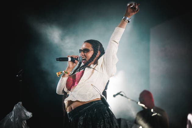 Mami Umami live at Roskilde Festival 2026 Roskilde, Denmark. 30th, June 2026. The Swedish duo Mami Umami performs a live concert during the Danish music festival Roskilde Festival 2026 in Roskilde. Here rapper and singer Miss Mami is seen live on stage. Denmark, Roskilde  Copyright: xGonzalesxPhoto ChristianxHjorthx