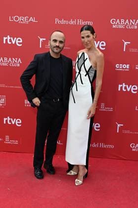 3rd Annual Spanish Fashion Academy Awards: Carla Hinojosa and designer Luis Berrendero attend the 3rd Annual Spanish Fashion Academy Awards at the Gran Teatro Príncipe Pío on June 30, 2026, in Madrid, Spain. The awards recognize the brands, designers, artisans, companies, and projects that make up the industry through 13 categories that ensure the sector—which is very broad and diverse—is properly represented. FASHION AWARDS PHOTOCALL José Madrid, Madrid, Spain  Copyright: xJosÃ xOlivax 7634599