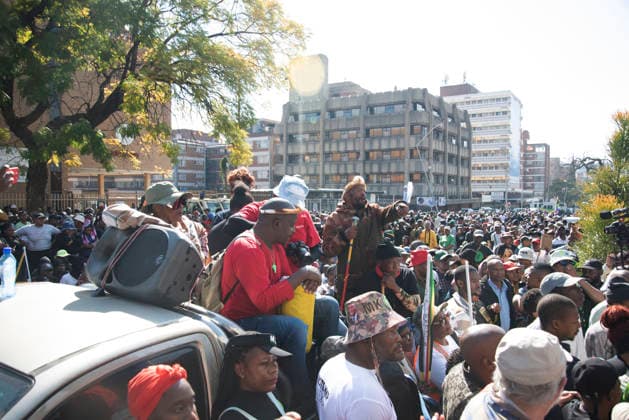 June 30, 2026, Pretoria, Gauteng, South Africa: June 30, 2026 , Pretoria, South Africa: Nearly 5,000 protesters took part in a march against illegal immigration in Pretoria. The demonstrations were reportedly organized by more than 20 anti-migrant organizations and civil society groups, including the March and March movement. Pretoria South Africa - ZUMAd214 20260630_znp_d214_111 Copyright: xManashxDasx