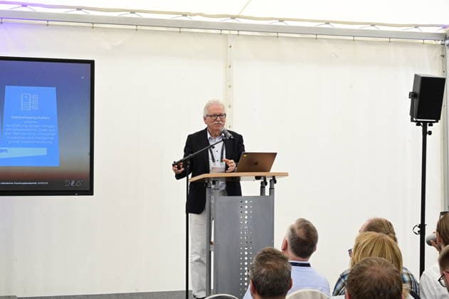 Günther Hasinger bei der Netzwerkveranstaltung Das DZA ein neuer Akteur in der sächsischen Forschungslandschaft des Deutschen Zentrums für Astrophysik im Kahlbaum-Areal. Görlitz, 30.06.2026 *** Günther Hasinger at the networking event The DZA: A New Player in Saxony’s Research Landscape, hosted by the German Center for Astrophysics at the Kahlbaum Areal in Görlitz, June 30, 2026 Copyright: xMatthiasxWehnertx